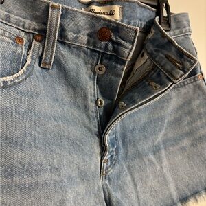 Madewell Sky Blue Denim Shorts